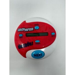 Hasbro Catch Phrase Decades Electronic Handheld Game 2013 Red White A7364
